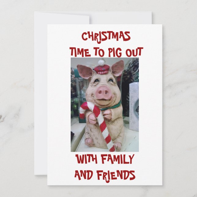 DÎNER DE NOËL INVITATION (Devant)