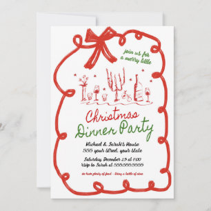 Dîner de Noël Invitation