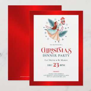 Dîner de noix invitation