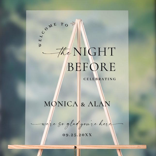 Dîner de répétition minimaliste élégant (Neutre)