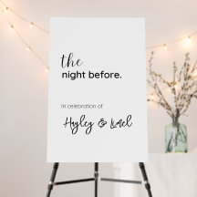 Dîner de Répétition Minimaliste la Veille du Maria