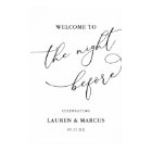 Dîner de répétition minimaliste moderne Affiche de