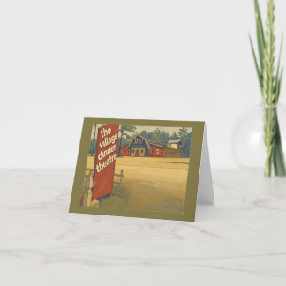 Dîner de village Théâtre Raleigh N.C. Carte pour n