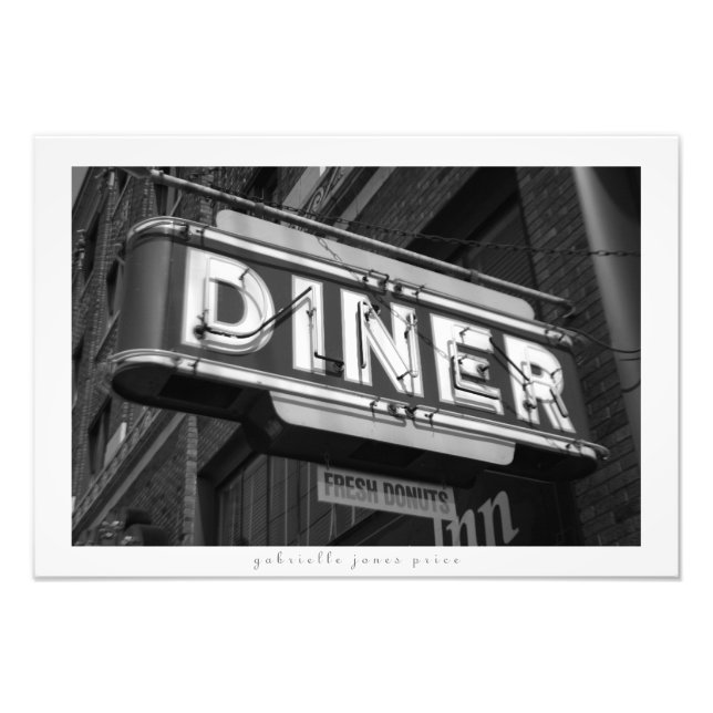 Diner / Dinuts frais || Impression décorative 19 p (Devant)