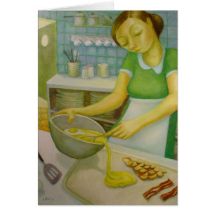 Diner - Eggs and Bacon - by Lora Shelley