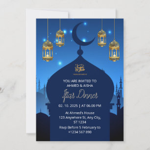 Dîner Iftar invitation ramadan navvy mosquée
