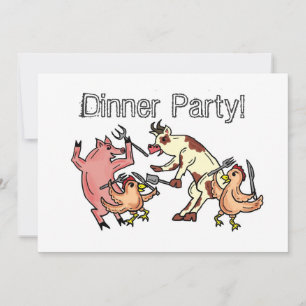 Dîner Invitation humour
