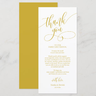Dîner Lieu Cadre Merci, Cartes de calligraphie 