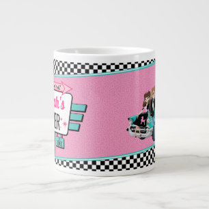 Diner Retro Anniversaire 1950 tasse de papier fête