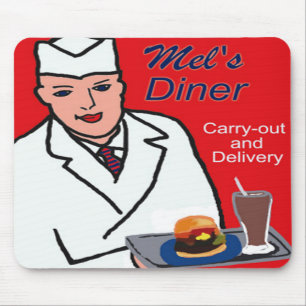 Diner Route 66 Mousepad