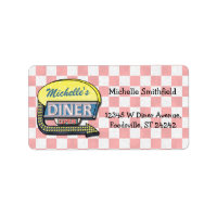 Diner Sign Create Your Own Custom Retro 50's Pink