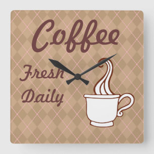 Diner Signal Café Mur Horloge Cuisine Cadeau