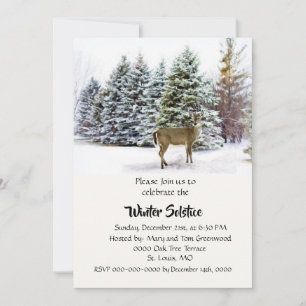 Dîner Solstice d'hiver Invitation