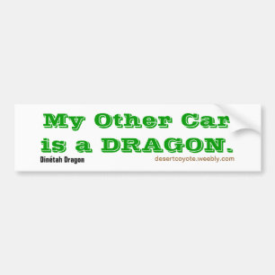 Dinétah Dragon Other Car Bumper Sticker