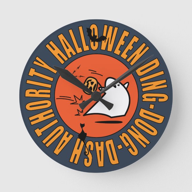 Ding-Dong-Dash Acrylic Wall Clock (Front)