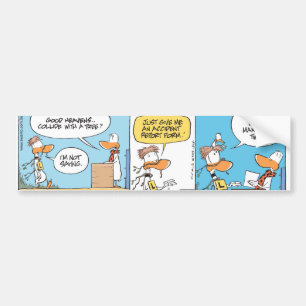 Ding Duck Accident Report Form Bumper Sticker