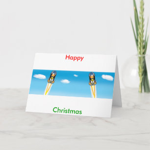 Ding Duck Ejector Seat Christmas Card