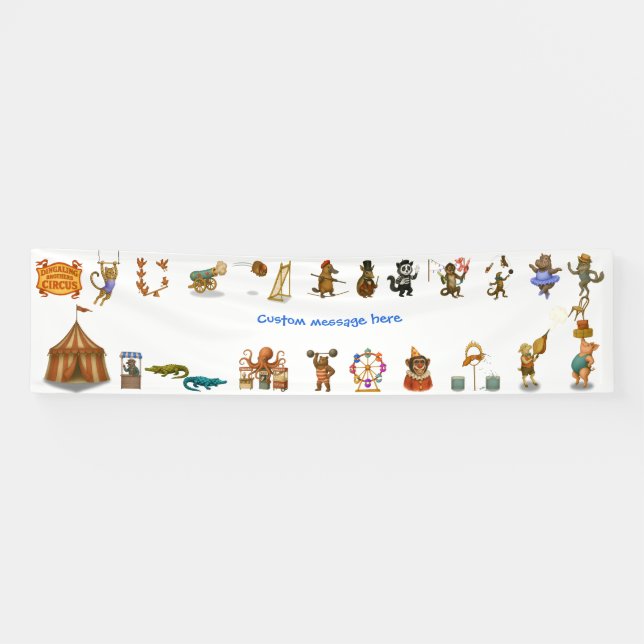 Dingaling Bros Circus acts Banner (Horizontal)