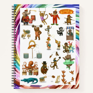Dingaling Bros Circus acts Notebook