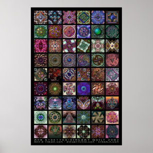 Dingbat Quilt Poster