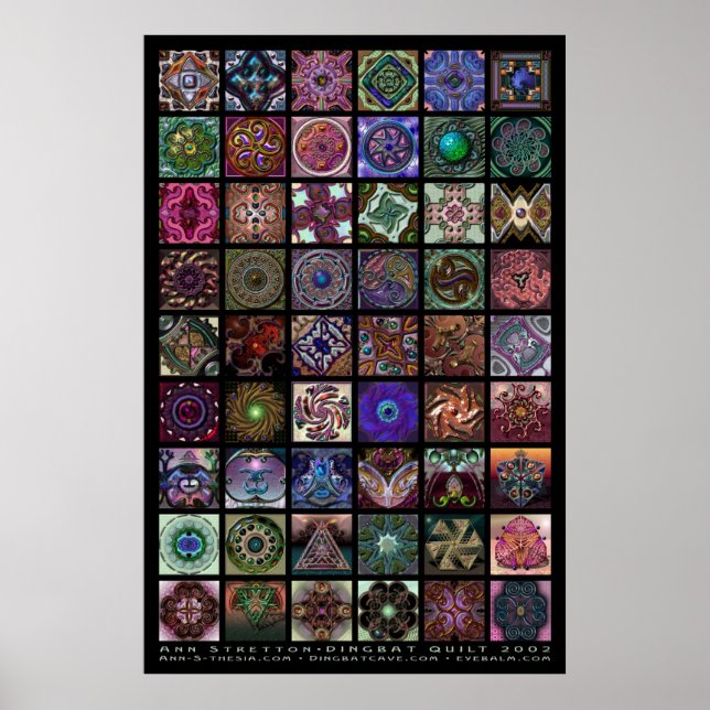 Dingbat Quilt Poster (Front)