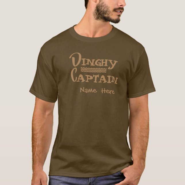 Dinghy Captain Personalized T-Shirt (Front)