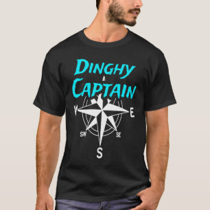 Dinghy Captain Sailing Crew Sailor Men Women Kids T-Shirt
