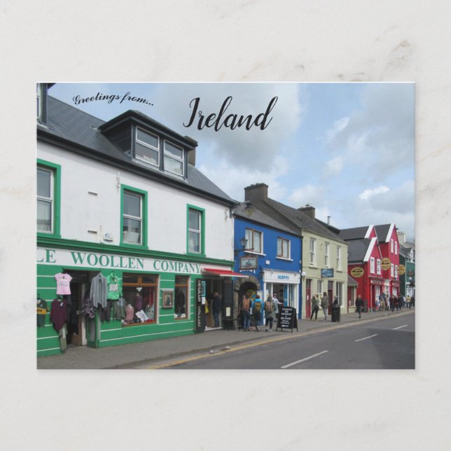 Dingle County Kerry Ireland Postcard (Front)