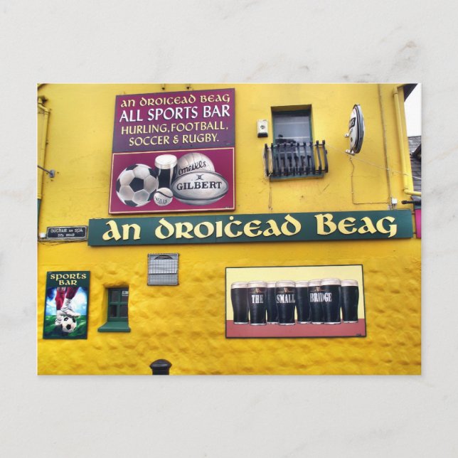 Dingle Irish Pub Postcard (Front)