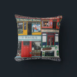 Dingle Pubs, Collage, Irish Pillow. Ireland Throw Pillow<br><div class="desc">Dingle Pubs,  Collage,  Irish Pillow. Ireland</div>