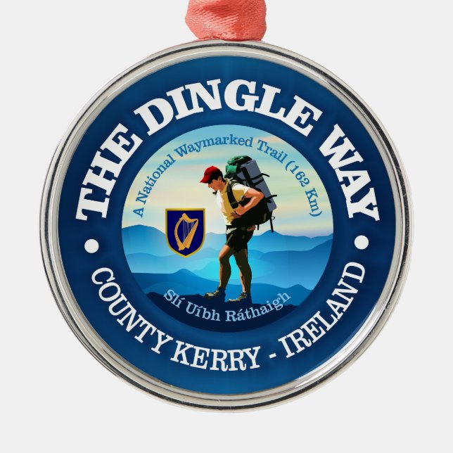 Dingle Way (C) Metal Ornament (Front)