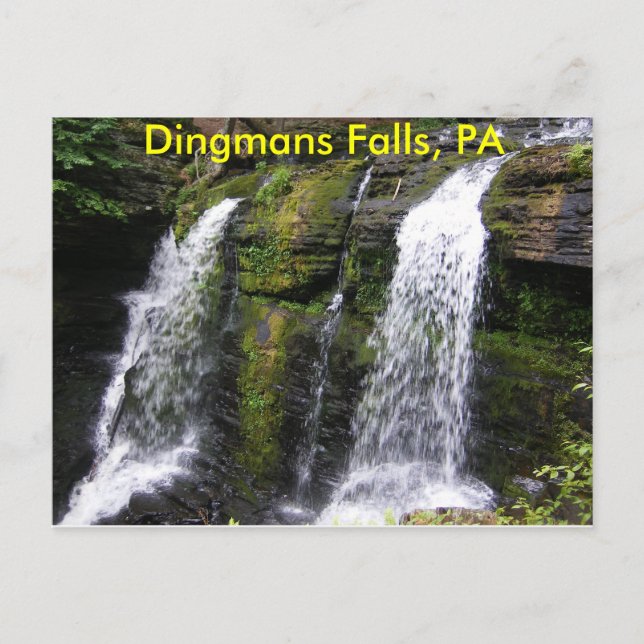 Dingmans Falls, PA Carte postale (Devant)