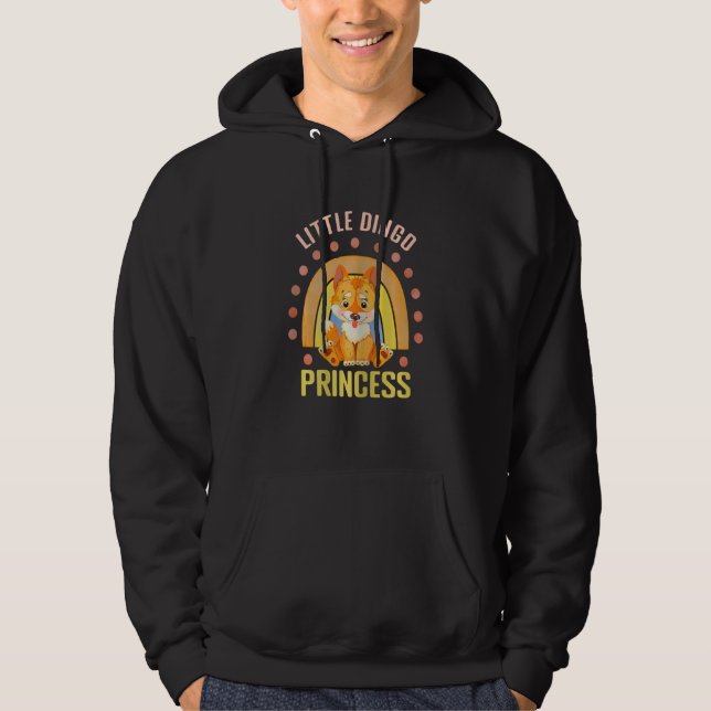 Dingo Australian Princess Hoodie (Front)