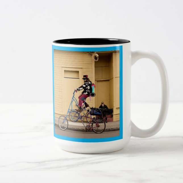 Dingo Dizmal Portland clown Two-Tone Coffee Mug (Right)