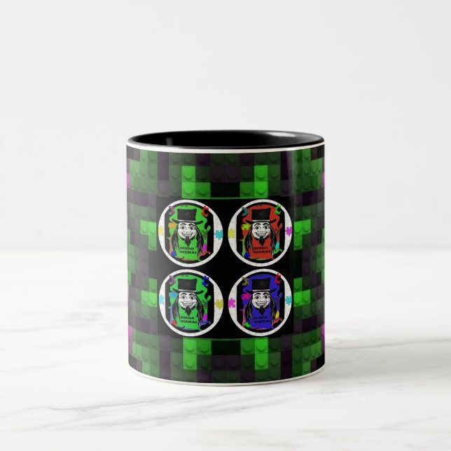 Dingo's mug on a mug (Center)