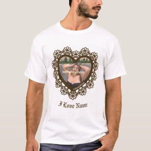 Dingus Heart Lace Frame T-Shirt