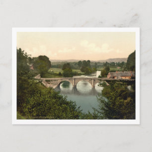 Dinham Bridge I, Ludlow, Shropshire, England Postcard