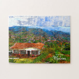 Dining in Madeira , Portugal Jigsaw Puzzle