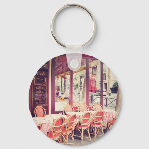 Dining In Paris Al Fresco Keychain