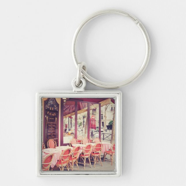 Dining In Paris Al Fresco Keychain (Front)