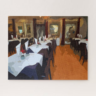 Dining out- Madeira, Portugal Jigsaw Puzzle