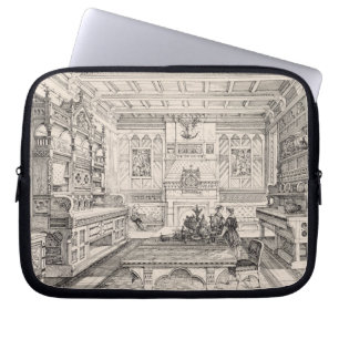 Dining Room, from 'Examples of Ancient and Modern Laptop Sleeve