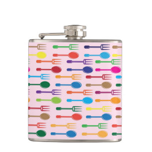Dining Texture Hip Flask