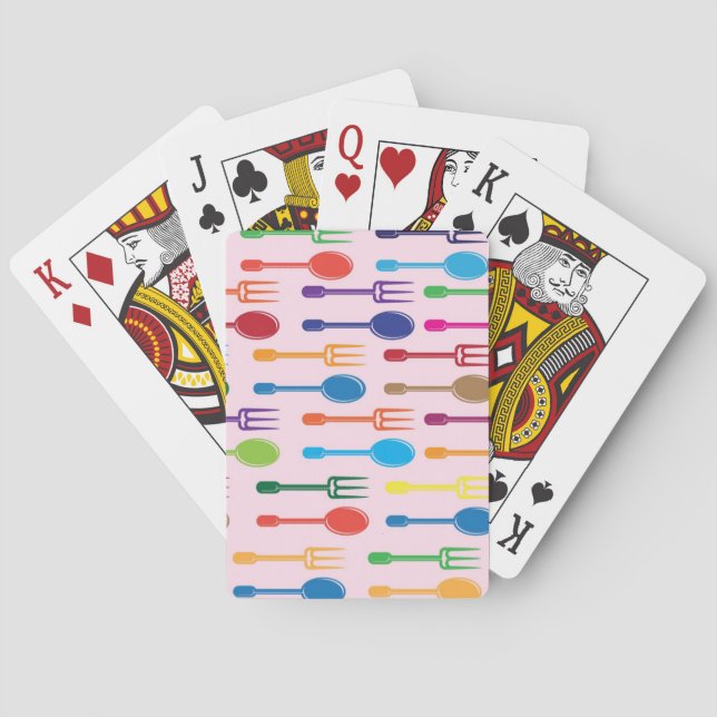Dining Texture Playing Cards (Back)