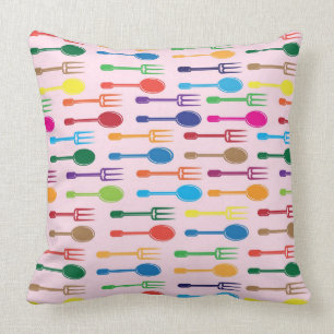 Dining Texture Throw Pillow