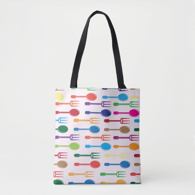 Dining Texture Tote Bag (Front)