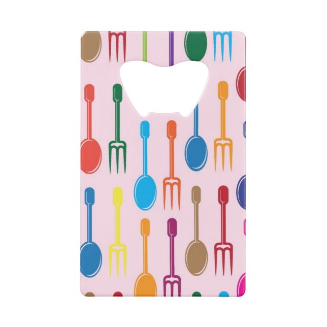 Dining Texture Wallet Bottle Opener (Front)