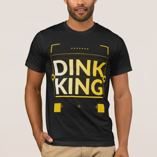 Dink King Shirt | Funny Pickleball Gift for Player (Front)
