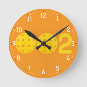Dink O'ClockPickleball Round Clock