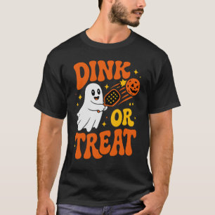 Dink Or Treat Funny Pickleball Halloween T-Shirt